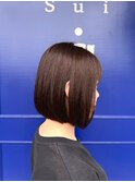 大人かわいいボブ/艶髪/ナチュラル/尾張旭