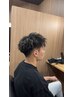 カット＋パーマ＋ハイライト　￥20000　ツイスパ、ツイスト、スペインカール