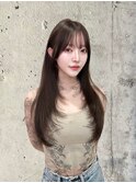 ワンカールレイヤー/韓国レイヤーカット/縮毛矯正