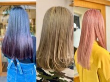 ヘアーメイク チェリー(hair make cherry)の雰囲気（ハイトーンでカラーもこだわりトリートメントでうるツヤ髪に♪）