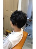 ショートボブ/刈り上げショート/ショートパーマ