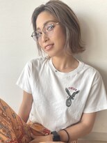 グレイス(grace)&nbsp;レイヤーボブ/ブリーチカラー/ベージュ