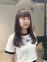 ラック 表参道(LUCK)&nbsp;レイヤーハイライト/バイオレットピンク/デザインカラー/表参道