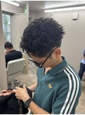 スパイキーショート/ツイストパーマ/刈り上げショート/三軒茶屋