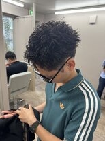 レーヴバイリコ 三軒茶屋(Reve by liko)&nbsp;スパイキーショート/ツイストパーマ/刈り上げショート/三軒茶屋