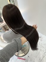 ロンドルピナス 小倉(Lond Lupinus) ミディアムヘア暗めカラー/デザインカラー/フェイスフレーミング