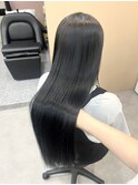 髪質改善/縮毛矯正/ブルーブラック/艶カラー/髪質改善ストレート