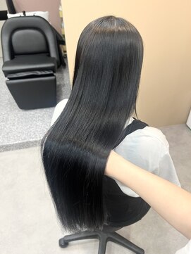 ムード(mood) 髪質改善/縮毛矯正/ブルーブラック/艶カラー/髪質改善ストレート