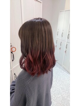 フィゼル あべのルシアス店(Aujua fizelle) ダブルカラーグラデーション