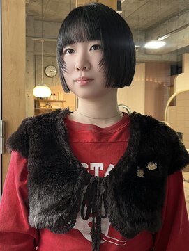 マルソー 顔まわりレイヤーボブ