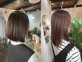 ベルトヮ(Belle toi)の写真/脱白髪染めの髪に、芯からうるおう極上ケアを