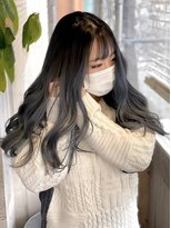 シェルヴ(XELVE)&nbsp;デニムブルー/バレイヤージュ/グラデーション