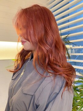 クラフト ヘア デザイン(CRAFT HAIR DESIGN) サーモンピンク/ブリーチ