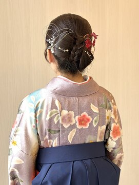 綾橘 成人式　ヘアセット＆振袖着付　［所沢］