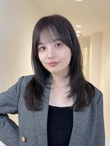 アイトーキョーエス 渋谷(AI TOKYO S)&nbsp;ミルクティーブロンド/ダークブルー/デジタルパーマ/渋谷