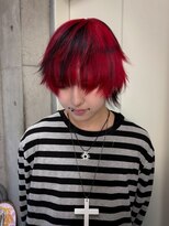 インク 渋谷(INK.)&nbsp;ミルクティーブロンドニュアンスウルフワンホンレイヤー渋谷
