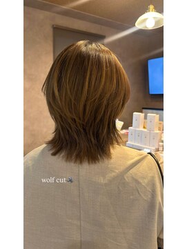 ヘアーサロン 二階堂(hair salon 二階堂) 軽さも扱いやすさも叶うウルフカット
