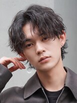 フィフス 大分(fifth)&nbsp;大分スパイラルパーマメンズカットセンターパートツーブロック