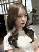 アウラ 近鉄八尾駅前店(Aura)&nbsp;韓国巻き×オリーブグレージュ♪