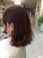 白馬美容室 お手入れ簡単スタイル☆ふわっと可愛いミディアムパーマスタイル