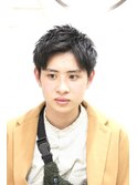 【ヨシザワ横浜】アップバンク黒髪ショート