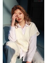 ティメレ 神戸三宮(Timere)&nbsp;レイヤーウェーブ×ハイライトカラー【Timere神戸三宮】