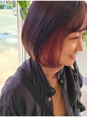 《RIP SOUL》ピンク系 インナーカラー ボブ