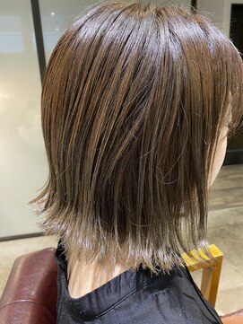 エイト 上野店(EIGHT ueno) EIGHT ueno【工藤】外ハネ/オリーブベージュ