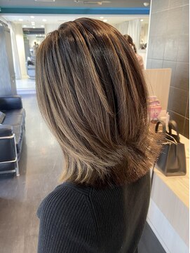 ブルーバイブレーション BlueVibration オレンジベージュ、ハイライト