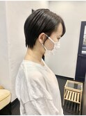 ダークアッシュストカール暖色系カラーグラボブ都島髪質改善大阪