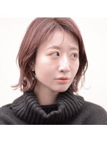 ドルセ(Dulce)&nbsp;【Dulce】外はね×前髪パーマ×ピンク