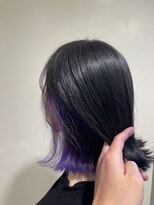 アズール 草加(azule)&nbsp;ディープパープルインナーカラー