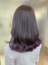フェアレディ 烏山店(FAIRLADY) ラベンダーカラー◎ツヤ感　透明感　セミロング裾カラー