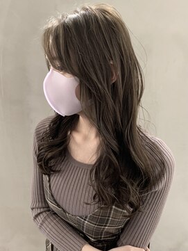 オリンテ バイ レシッド 表参道(orente by rcid) 小顔ゆるふわレイヤーロングくびレイヤー×ミルクティーアッシュ