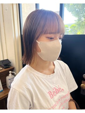 ボアップ 新居浜店(boappu) #フェイスフレーミング #ボブ #インナーカラー
