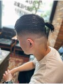 スキンフェードツーブロック刈り上げジェットモヒカンマンバン