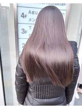 ネウィ 天王寺(newi) 【SEIYA】大人ストレート/ショコラカラー/小顔カット/艶カラー