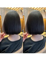 エル バイ ロンド 関(elle by Lond)&nbsp;[elle by lond]栗原　瑠世　縮毛矯正ボブ