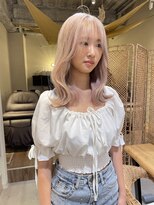 ココルアナ(coco luana)&nbsp;ホワイトピンク/韓国/ブリーチ/ハイトーン