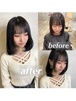 アンジェリカラボ 梅田店(ANGELICA LABO)&nbsp;伸ばしかけでも楽しめるレイヤー×イドゥナ風顔まわり〔川又〕