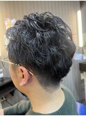 メンズ×パーマ