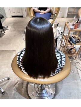 ロンド シャルム 吉祥寺(Lond charme) 吉祥寺縮毛矯正髪質改善シアーカラーセミディー姫カット