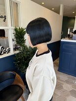 ラグ バイ シゲルカットクラブ 神田久志本店(lag)&nbsp;ミニボブ×ブルーブラック