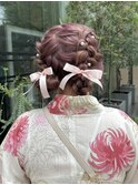ハイトーン/ヘアセット/編み込みツイン/吉祥寺/石川ひな