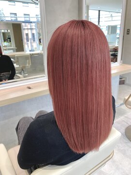 アッシュ 高津店(Ash) 柔らかペールピンクカラー