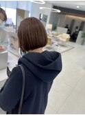 スッキリ小顔ボブベージュブラウン20代30代48代50代60代70代