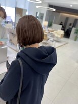 ガレリア 名駅オーキッドビル店(GALLARIA)&nbsp;スッキリ小顔ボブベージュブラウン20代30代48代50代60代70代