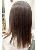 髪質改善ケアストレートヘア