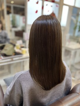 クッキー ヘアーアンドメイク(COOKIE Hair&Make) 【COOKIE】艶カラー×縮毛矯正◎時短ストレート