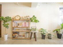 ビッケメンズヘア(Vicke Men's hair)の雰囲気（観葉植物多い店内でくつろいでいただけます。）